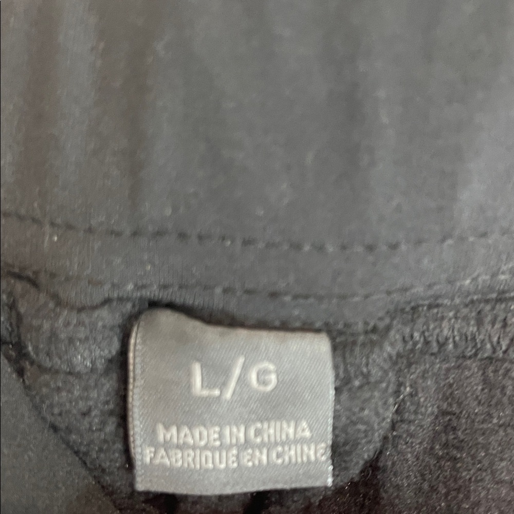 Free Country NWT Get Out There Hiking Jogger Pants Black Cargo Fleece Lined L - Picture 8 of 13